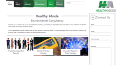 Desktop Screenshot of healthyabode.co.uk