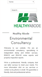 Mobile Screenshot of healthyabode.co.uk