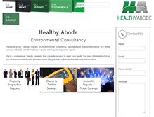 Tablet Screenshot of healthyabode.co.uk